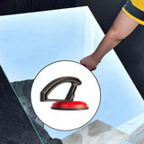 Maxbell Glass Suction Cup Sturdy Single Hand Tile Lifter for Metal Windshield Marble Black