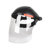 Maxbell Welding Face Shield with Hard Hat Impact Resistant Visor Practical Protector Black and Clear