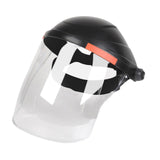 Maxbell Welding Face Shield with Hard Hat Impact Resistant Visor Practical Protector Black and Clear