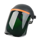 Maxbell Welding Face Shield with Hard Hat Impact Resistant Visor Practical Protector Black and Green