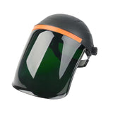 Maxbell Welding Face Shield with Hard Hat Impact Resistant Visor Practical Protector Black and Green
