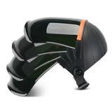 Maxbell Welding Face Shield with Hard Hat Impact Resistant Visor Practical Protector Black and Green