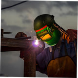 Maxbell Auto Darkening Welding Face Shield Welder Equipment Face Cover with Hard Hat