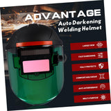 Maxbell Auto Darkening Welding Face Shield Welder Equipment Face Cover with Hard Hat