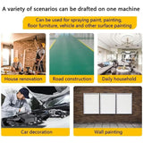 Maxbell Paint Sprayer High Pressure 800ml Handheld Sprayer for Garden Painting House