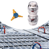 Maxbell Geothermal Pipe Connector Easy Installation Quick Repair Floor Heating