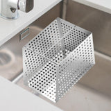 Maxbell Filter Basket Fast Flow Reusable Sink Strainer for Sewer Balcony Floor Drain 15cmx20cmx10cm