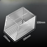 Maxbell Filter Basket Fast Flow Reusable Sink Strainer for Sewer Balcony Floor Drain 20cmx20cmx10cm