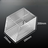 Maxbell Filter Basket Fast Flow Reusable Sink Strainer for Sewer Balcony Floor Drain 20cmx20cmx20cm