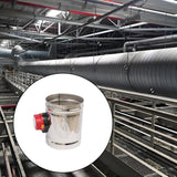 Maxbell Stainless Steel Electric Air Duct Damper Valve for HVAC Air Balancing System OD 200mm AC24V