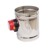 Maxbell Stainless Steel Electric Air Duct Damper Valve for HVAC Air Balancing System OD 200mm AC24V