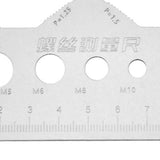 Maxbell Screw Gauge Thread Tester Bolt Gauge for Auto Repairers Plumbers Enthusiasts