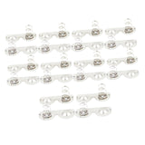 Maxbell 20 Pieces AA Battery Spring Replacement Contacts Plates Set for Battery Case