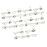 Maxbell 20 Pieces AA Battery Spring Replacement Contacts Plates Set for Battery Case