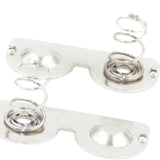 Maxbell 20 Pieces AA Battery Spring Replacement Contacts Plates Set for Battery Case