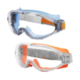 Maxbell Safety Goggles Clear Lens for Adults for Industrial Spraying Scientific Work Orange
