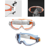 Maxbell Safety Goggles Clear Lens for Adults for Industrial Spraying Scientific Work Orange