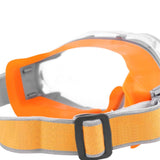 Maxbell Safety Goggles Clear Lens for Adults for Industrial Spraying Scientific Work Orange