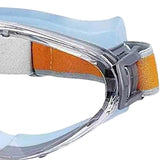 Maxbell Safety Goggles Clear Lens for Adults for Industrial Spraying Scientific Work Blue