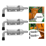 Maxbell Barrel Bolt Latch Sturdy Heavy Duty Slide Bolt Latch for Window Cabinet Yard 1 Set