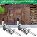 Maxbell Barrel Bolt Latch Sturdy Heavy Duty Slide Bolt Latch for Window Cabinet Yard 1 Set