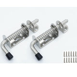 Maxbell Barrel Bolt Latch Sturdy Heavy Duty Slide Bolt Latch for Window Cabinet Yard 1 Set