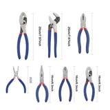 Maxbell 7 Pieces Pliers Steel Sliding Joint for Home Workshop Repair Electrical Work