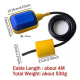 Maxbell Float Switch for Sump Pump 4M Premium for Sewage System Water Tank Tank Pump
