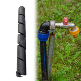 Maxbell Pipe Insulation Foam Tube Foam Pipe Cover for Outdoor Winterizing Water Pipe