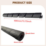 Maxbell Pipe Insulation Foam Tube Foam Pipe Cover for Outdoor Winterizing Water Pipe