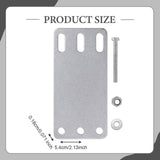 Maxbell 12x Cargo E Track Plates Sturdy Heavy Duty for Wooden Floors Trailers Repair