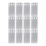 Maxbell 12x Cargo E Track Plates Sturdy Heavy Duty for Wooden Floors Trailers Repair
