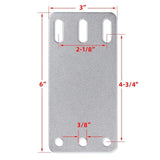 Maxbell 12x Cargo E Track Plates Sturdy Heavy Duty for Wooden Floors Trailers Repair