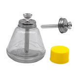 Maxbell 6oz/180ml Clear Pump Dispenser Professional with Measuring Scales Refillable