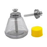 Maxbell 6oz/180ml Clear Pump Dispenser Professional with Measuring Scales Refillable
