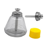 Maxbell 6oz/180ml Clear Pump Dispenser Professional with Measuring Scales Refillable