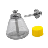 Maxbell 6oz/180ml Clear Pump Dispenser Professional with Measuring Scales Refillable