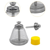 Maxbell 6oz/180ml Clear Pump Dispenser Professional with Measuring Scales Refillable