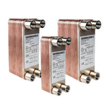 Compact Heat Transfer for Beer Cooling Snow Melting Commercial Refrigeration 10 Plates