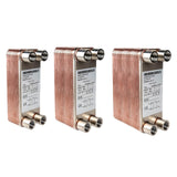 Compact Heat Transfer for Beer Cooling Snow Melting Commercial Refrigeration 10 Plates