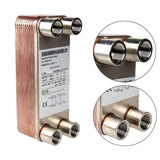 Compact Heat Transfer for Beer Cooling Snow Melting Commercial Refrigeration 10 Plates