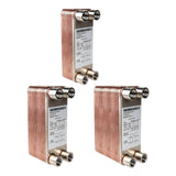 Compact Heat Transfer for Beer Cooling Snow Melting Commercial Refrigeration 10 Plates