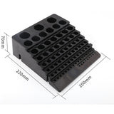Maxbell Milling Cutter Reamer Organizer Sturdy Replacement Versatile for Woodworking 85 Hole
