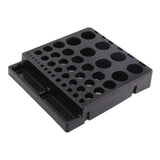 Maxbell Milling Cutter Reamer Organizer Sturdy Replacement Versatile for Woodworking 43 Hole