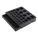 Maxbell Milling Cutter Reamer Organizer Sturdy Replacement Versatile for Woodworking 43 Hole