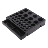 Maxbell Milling Cutter Reamer Organizer Sturdy Replacement Versatile for Woodworking 43 Hole