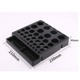 Maxbell Milling Cutter Reamer Organizer Sturdy Replacement Versatile for Woodworking 43 Hole
