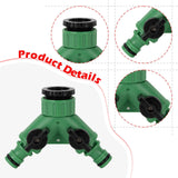 Maxbell Garden Hose Splitter Easy Installation Y Shape for Lawn Watering Car Washing