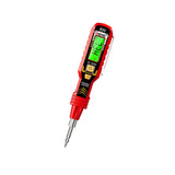 Maxbell Voltage Tester Tool Portable Built in Flashlight for Home Office Electrician red