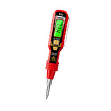 Maxbell Voltage Tester Tool Portable Built in Flashlight for Home Office Electrician red